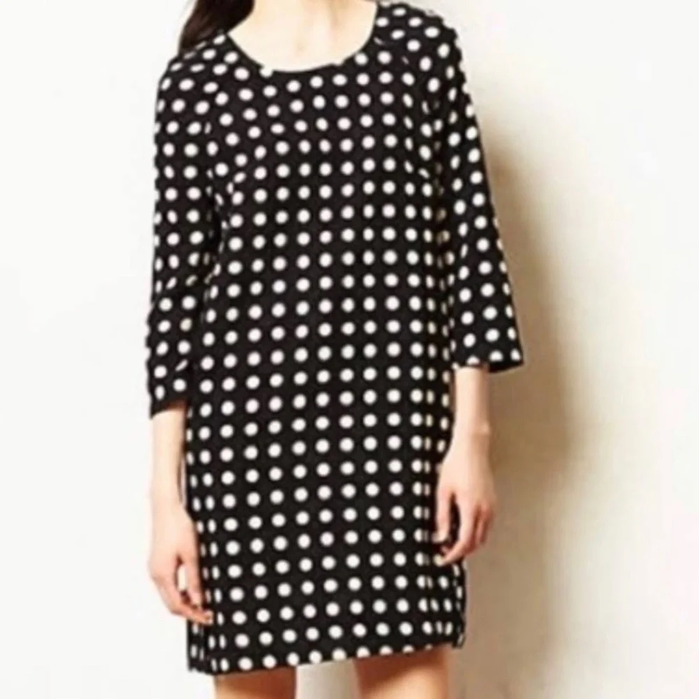 Anthropologie Lili Wang for Lili's Closet Polka Dot Casual Dress